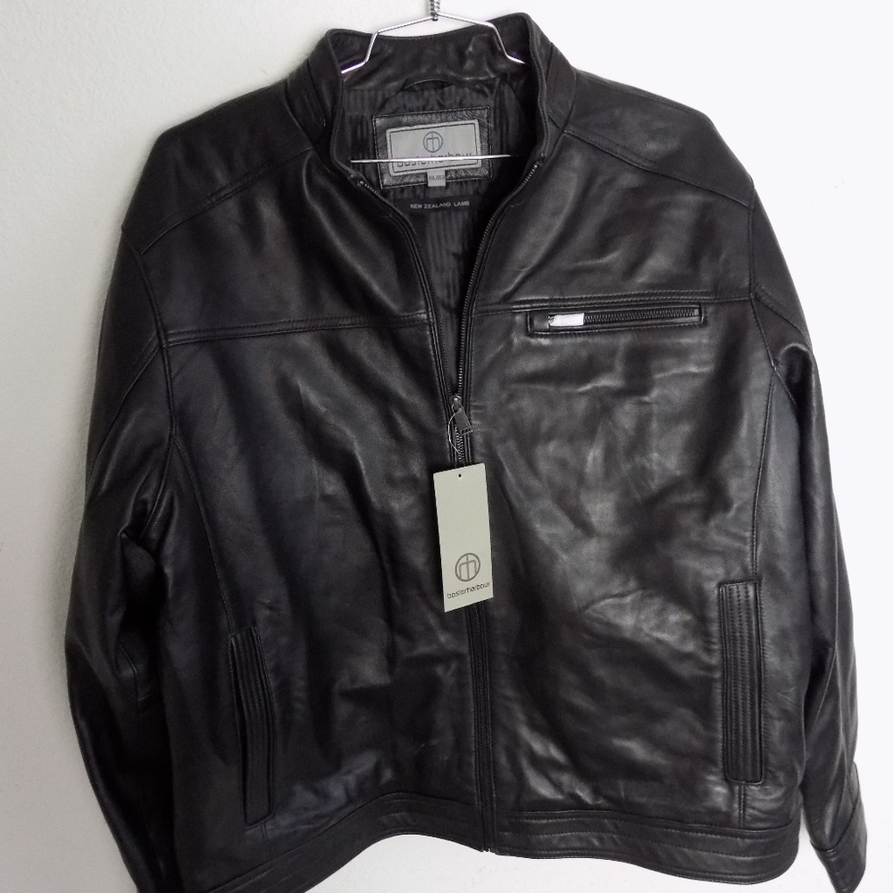 *NWT* Men Bostonharbour Leather jacket